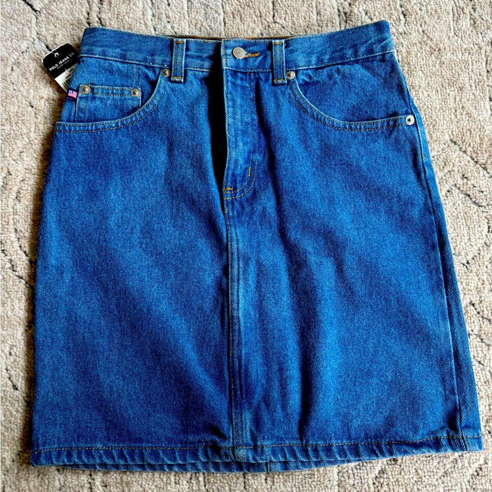Girls Polo Ralph Lauren Denim Skirt